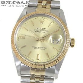 【2024年4月度月間優良ショップ】【返品可】ロレックス ROLEX デイトジャスト 16013 74番台 シャンパン SS YG ジュビリーブレス コンビ 腕時計 メンズ 自動巻 オートマチック [送料無料] 【中古】 101715625