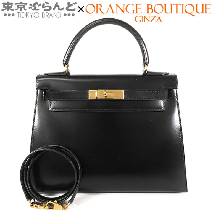 楽天市場】【返品可】エルメス HERMES ケリー 28 ○V刻印 ブラック  