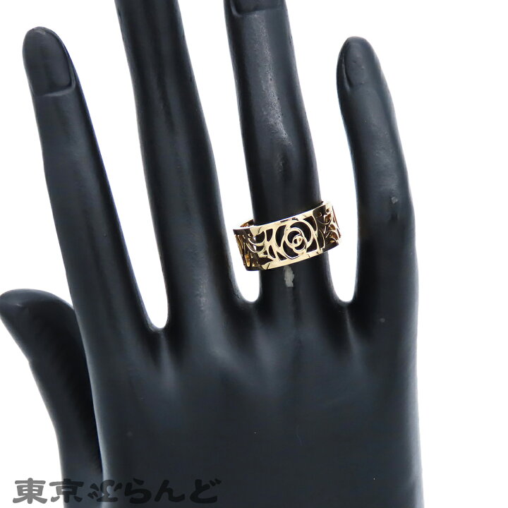 楽天市場】【中古】【返品可】シャネル CHANEL カメリア リング 