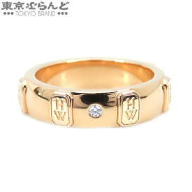 【5%クーポン♪5.23～6.2】【返品可】ハリーウィンストン HARRY WINSTON 1PD リング K18PG ダイヤモンド 5.5号相当 HWロゴ ピンクゴールド リング・指輪 レディース 仕上済 [送料無料] 【中古】24BN 【ポイント5倍●5.23～6.2】 101707232