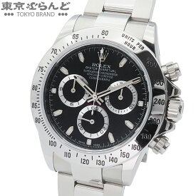【中古】【返品可】ロレックス ROLEX デイトナ メンズ 腕時計 自動巻 ステンレススチール オイスターブレス V番 保証書・国サ保 ブラック 116520 [送料無料] 101895932
