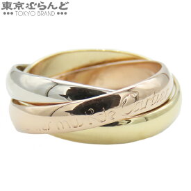 【5%クーポン♪12.13〜12.26】【中古】【返品可】カルティエ CARTIER トリニティリング MM スリーカラーゴールド K18YG K18PG K18WG 8.5号相当 48 指輪 レディース 仕上済 [送料無料] 25XM 【ポイント10倍●12.13〜12.26】 101792934