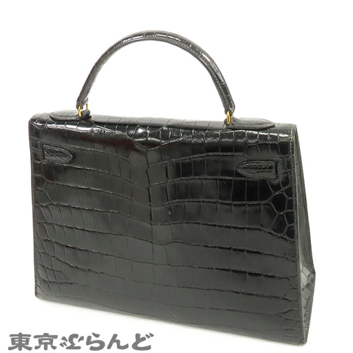 楽天市場】【中古】【返品可】エルメス HERMES ケリー 32 〇N刻印 黒 