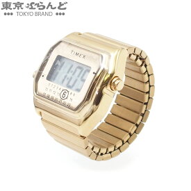 【5%クーポン♪5.14〜5.27】【中古】【返品可】タイメックス T80 リングウォッチ ユニセックス エムエム6メゾン マルジェラ×タイメックス コラボ M/L ゴールドxグレー 箱保 TW2Y50200 展示未使用 [送料無料]【ポイント5倍●5.14〜5.27】 101842142