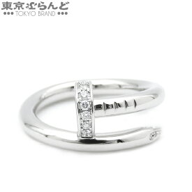 【5%クーポン♪5.23～6.2】【返品可】カルティエ CARTIER ジュストアンクル リング B4092751 B4092700 K18WG ダイヤモンド #51 11号相当 リング・指輪 レディース メーカー仕上済 [送料無料] 【中古】24BN 【ポイント5倍●5.23～6.2】 101693457