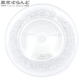 【5%クーポン♪3.15～3.28】【返品可】バカラ Baccarat アラベスク プレート20cm 丸皿 1732-504 クリア クリスタル 食器 [送料無料] 【中古】【ポイント10倍●3.15～3.28】 101704561