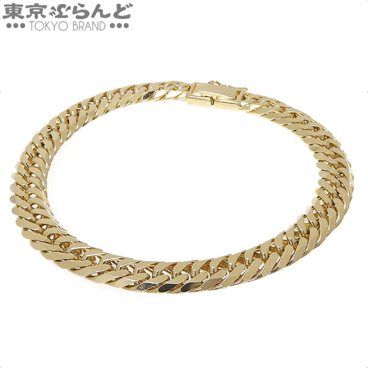 楽天市場】【中古】【返品可】喜平 6面ダブル ブレスレット K18YG 金 
