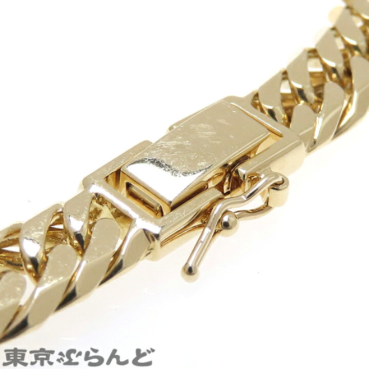 楽天市場】【中古】【返品可】喜平 6面ダブル ブレスレット K18YG 金 