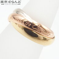 【中古】【返品可】カルティエ CARTIER トリニティ MM レディース K18YG K18WG K18PG 12号相当 52 リング…