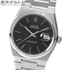 【2024年4月度月間優良ショップ】【決算セール■】【返品可】箱付き ロレックス ROLEX オイスタークォーツ デイトジャスト 17000 55番台 ブラック SS 腕時計 メンズ クォーツ式 電池交換済 仕上済 [送料無料] 【中古】pdw 101675686