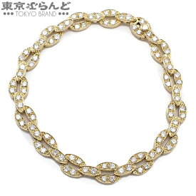 【中古】【夏のボーナスで買う！】【返品可】ヴァンクリーフ＆アーペル Van Cleef & Arpels フルダイヤモンド ブレスレット イエローゴールド K18YG レディース 2.98ct メーカー仕上済 [送料無料] 25BNS 101798092