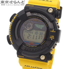 【5%クーポン♪4.19～4.30】【返品可】カシオ CASIO アイサーチ・ジャパン コラボ フロッグマン イルカ クジラ GW-8200K-9JR ブラックxイエロー チタン 樹脂系 腕時計 メンズ タフソーラー 未使用 [送料無料] 【中古】【ポイント5倍●4.19～4.30】 101695194