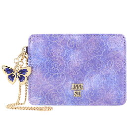 アナスイ パスケース ローズハート レディース 311633（新品番：316913） ANNA SUI | ICカードケース 定期入れ 本革 レザー[bef][即日発送]