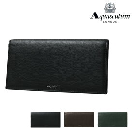 アクアスキュータム 長財布 メンズ 本革 オールダム 3140119 Aquascutum | 牛革 レザー[即日発送]