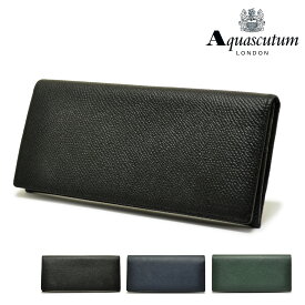 アクアスキュータム 長財布 かぶせ メンズ リバプール 9220121 Aquascutum｜撥水 本革 レザー 日本製[即日発送]