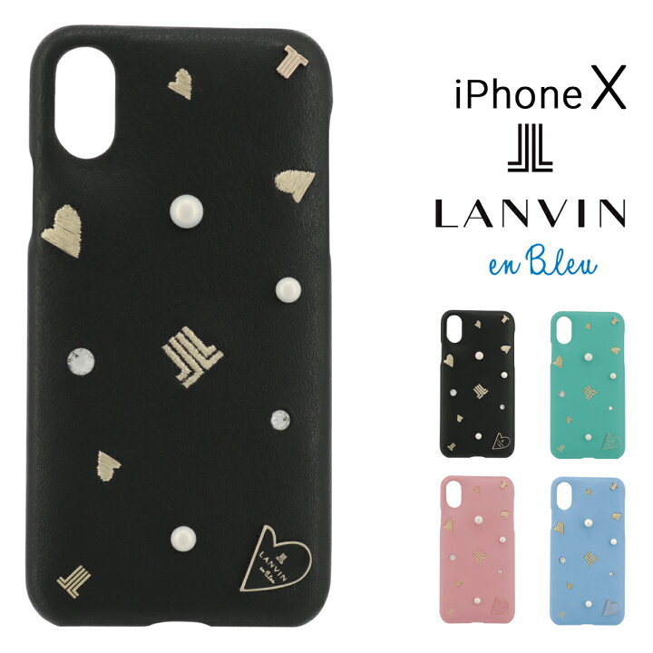 楽天市場】ランバンオンブルー スマホケース iPhoneX エクラン 