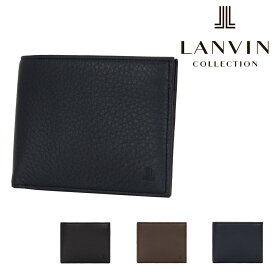 ランバンコレクション 二つ折り財布 ディアスキン JLMW8DS1 LANVIN COLLECTION 札入れ 本革 メンズ