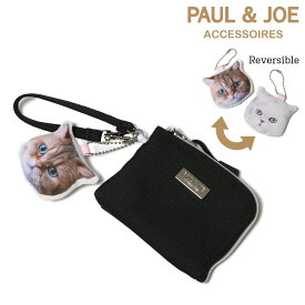ポールアンドジョーアクセソワ コインケース レディース ワッペンヌネットジプシーマスコット PJA-W881 PAUL&JOE ACCESSOIRES | パスケース 猫 ねこ かわいい