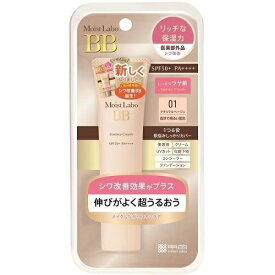 モイストラボ BBエッセンスクリーム ナチュラルベージュ 33g 美容液 クリーム UVカット 化粧下地 コンシーラー ファンデーション 1本6役 SPF50 PA++++