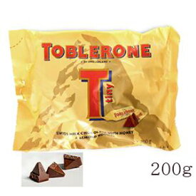 トブラローネ タイニー ミルクバッグ200g（ 8gX25個）　ミルクチョコレート　小袋　エヌアイエスフーズサービス　TP　トプラローネ　TOBLERONE　ToBLERONE　TiNY