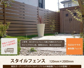 【目隠しフェンス】スタイルフェンス L2000（※本商品は板材1枚単品部材）【樹脂製フェンス フェンス横張り DIYフェンス 腐らないフェンス 屋外フェンス プライバシー 日本製】
