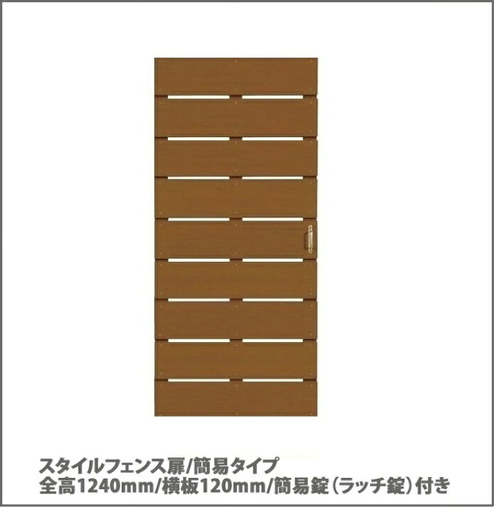 楽天市場 目隠しフェンス 商品名 スタイルフェンス扉 簡易タイプ 簡易取っ手 ラッチ錠付き 仕様 扉全高 1240mm 横板1mm 横板間隔mm 片開き 東京ガーデニングスタイル 楽天市場 目隠しフェンス 商品名 スタイルフェンス扉 簡易タイプ 簡易取っ手 ラッチ錠付き 仕様 扉全高 1240mm 横板1mm 横板間隔mm 片開き 東京ガーデニングスタイル