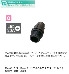 3/4�E16mm�N�C�b�N���C���A�_�v�^�[�i1���j�^�����FC10PJ724�y16mm�h���b�v�`���[�u�p�I�v�V���� �O���[�x���А��K�̔��X�z