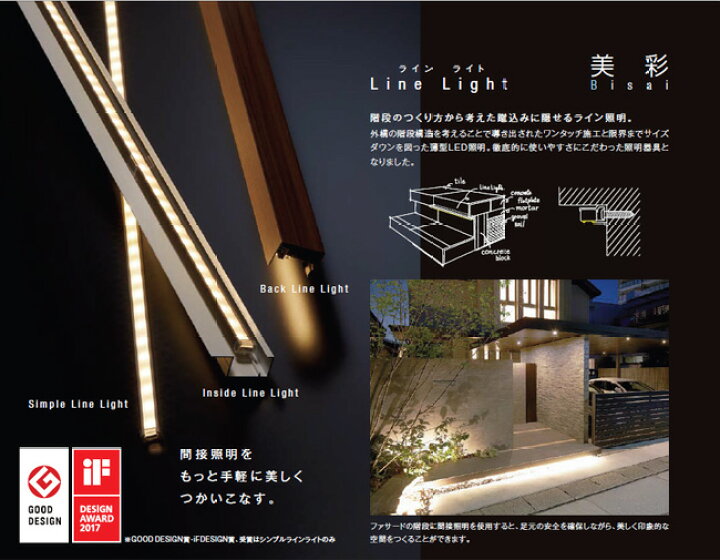 楽天市場】【仕様変更】【LIXIL美彩12V照明】ラインライト「シンプル 