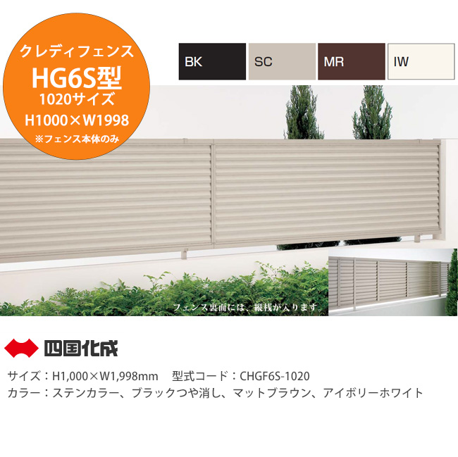 【楽天市場】【四国化成】クレディフェンスHG6S型 1020サイズ