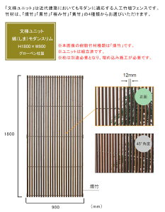 文様ユニット 縞(しま)モダンスリム サイズ:H1800×W900mm、入り数:両面仕様1パネル、品番:A16MS118E、A16MS118K、A16MS118Q、A16MS118Q、材質:AES・ASA屋外用樹脂【屋外使用可能 和風モダンフェン