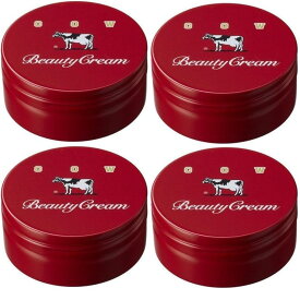 即日発送　4個セット【送料無料】カウブランド 赤箱ビューティクリーム 80g ミルクバター 配合 乳油 牛乳石鹸 保湿 クリーム