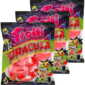 3個セット【ドラキュラ】Trolli トローリ　ドラキュラグミ　SNSで人気沸騰中　韓国で人気の商品　数量限定の先行販売品 ハロウィン 吸血鬼グミ