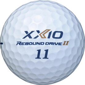 DUNLOP(ダンロップ) ゴルフボール XXIO REBOUND DRIVE2 リバウンドドライブ2 2023年モデル 1ダース(12個入り) ホワイト XNRD2WH