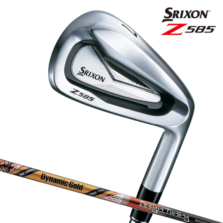 スリクソン Z585アイアンセット 6本(#5-9、pw) ダイナミックゴールド ツアーイシュー Design Tuningシャフト レッドグリップ  右利き SRIXON ダンロップ 日本正規品 | 東京ゴルフ