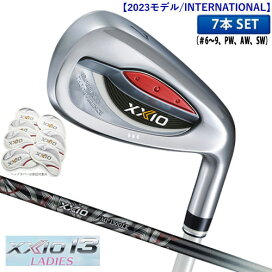 楽天市場】ゼクシオ13 レディスアイアンセット 7本（＃6～9、PW、AW 