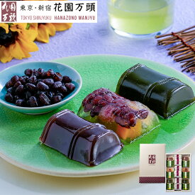 ポイント2倍〜 お中元 夏ギフト 羊羹 プレセント 和菓子 ギフト 天保5年創業 東京新宿 代表銘菓 花園万頭 【夏季限定】ぬれ甘なつと・花園羹詰合せ