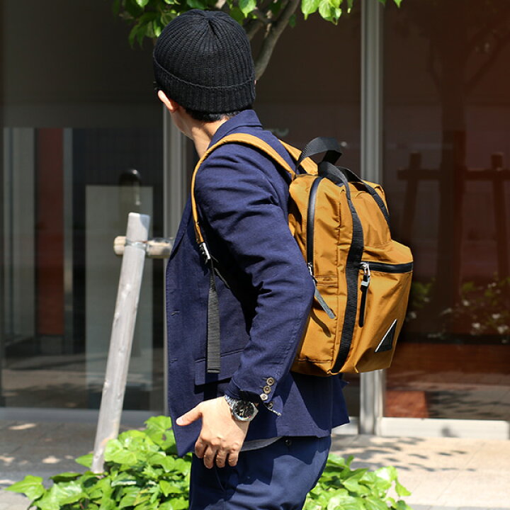 楽天市場 リュックサック デイパック バックパック メンズ レディース ブランド 日本製 ナイロン 軽い ブラウン 茶 茶色 通学 マザーズバッグ おしゃれ 6h Daypack アノニムクラフツマンデザイン Anonym Craftsman Design 東京ヒマワリ