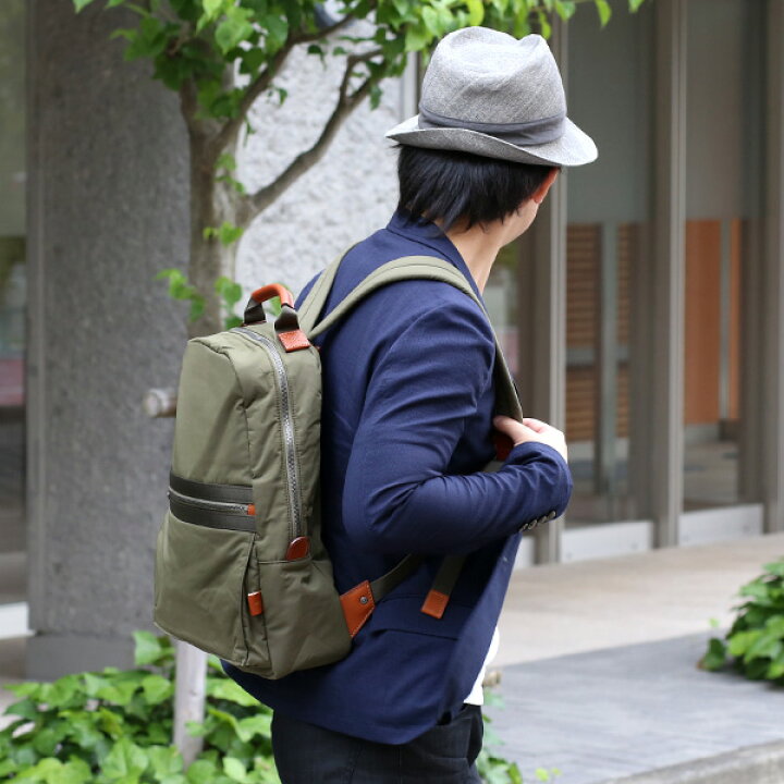楽天市場 リュックサック メンズ バックパック レディース リュック グリーン カーキ 緑色 日本製 ブランド おしゃれ かわいい 小さめ 小ぶり カバン 鞄 シンプル バッグ 高級 大人 可愛い 軽量 通勤 通学 ボーデッサン デリィーヴ Derive 東京ヒマワリ