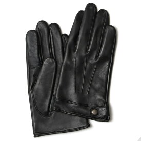KURODA(クロダ) 本革 高級 三本山 手袋 メンズ スマホ対応 ブラック 黒 黒色 日本メーカー 革手袋 長年 耐久性 上質 高品質 プレゼント ギフト 皮 てぶくろ