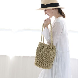 かごバッグ メタリックコード編みバッグ マクラメバッグ【Latura ラトゥーラ】トートバッグ ショルダー ワイヤー編み マクラメ編み メタリックバッグ マザーズバッグ 肩掛け/シルバー ゴールド