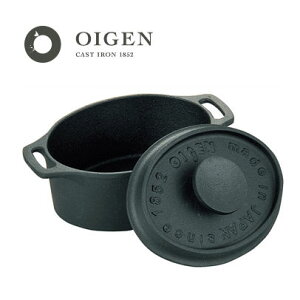 盛栄堂 南部鉄器 南部ココット オーバルF-418 盛栄堂 OIGEN 南部鉄器 アウトドア キャンプ クッカー