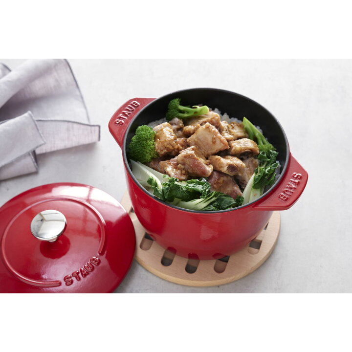 楽天市場】【生涯保証】Staub ラ ココット デ ゴハン Sサイズ 12cm 