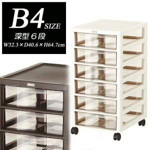 【アプロス】B4サイズ深型引出し6段収納ケース レターケース/書類ケース オフィス収納 トーン収納 スクリーン収納 こちらの商品はメーカー様より直送です。