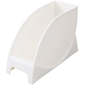 Belca 食器棚収納 大皿スタンド 直径24cmまでのお皿用 幅100×奥行25×高さ16cm ホワイト SD-OS