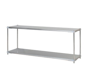 【SUS304採用】ステンレスラック 2段 ラック 奥行460mm 高さ720mm 幅60mm お客様組立 棚 収納 厨房 病院 ガレージ 学校 シェルフ