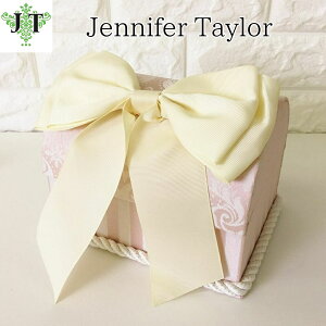 【 Jennifer Talor ジェニファーテイラー 】 トランクボックス Haruno ハルノ リボン 小物入れ ラウンドボックス 32470BX