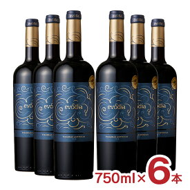 ワイン スペイン エヴォディア プレステージ ミディアム 赤 赤ワイン 750ml 6本 送料無料