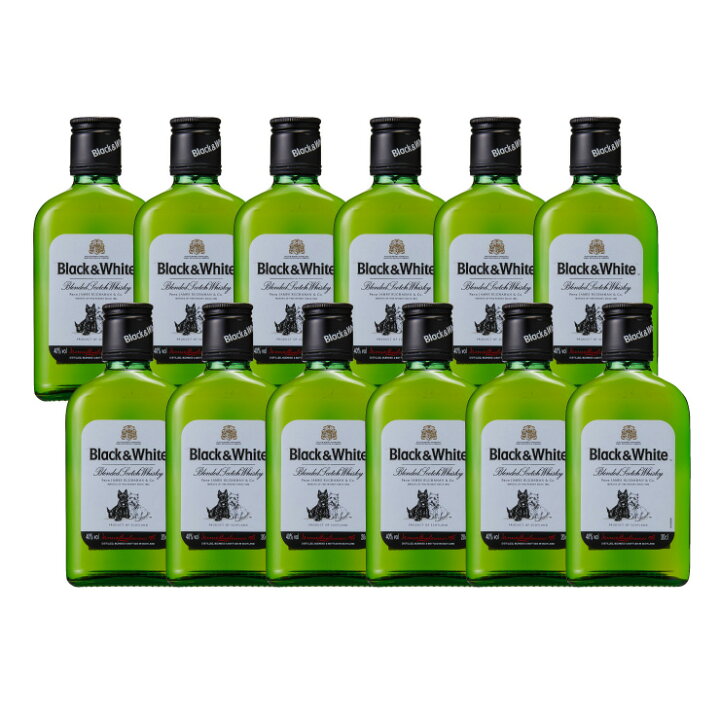 楽天市場 2 4 00 2 11 1 59 エントリーでp5倍 送料無料 ブラック ホワイト 0ml 12本 ブレンデット スコッチ ウイスキー スコットランド 東京酒粋