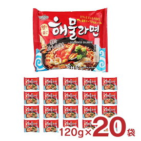 韓国 PALDO パルド 一品海鮮ラーメン 120g 20袋 インスタント麺 パルド シャイン・オリエンタル・トレーディング 送料無料