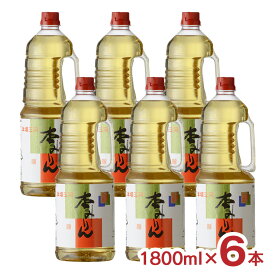 【10/4 20:00〜10/9 1:59 エントリーでP5倍】みりん 本みりん 八重九重 手付ペットボトル 1800ml 6本 九重味醂 料理 送料無料